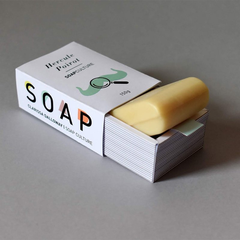 Wholesale Customized Biodegradable Soap Packaging Box Folding Paper with Embossed Logo for Shipping Homemade Soaps