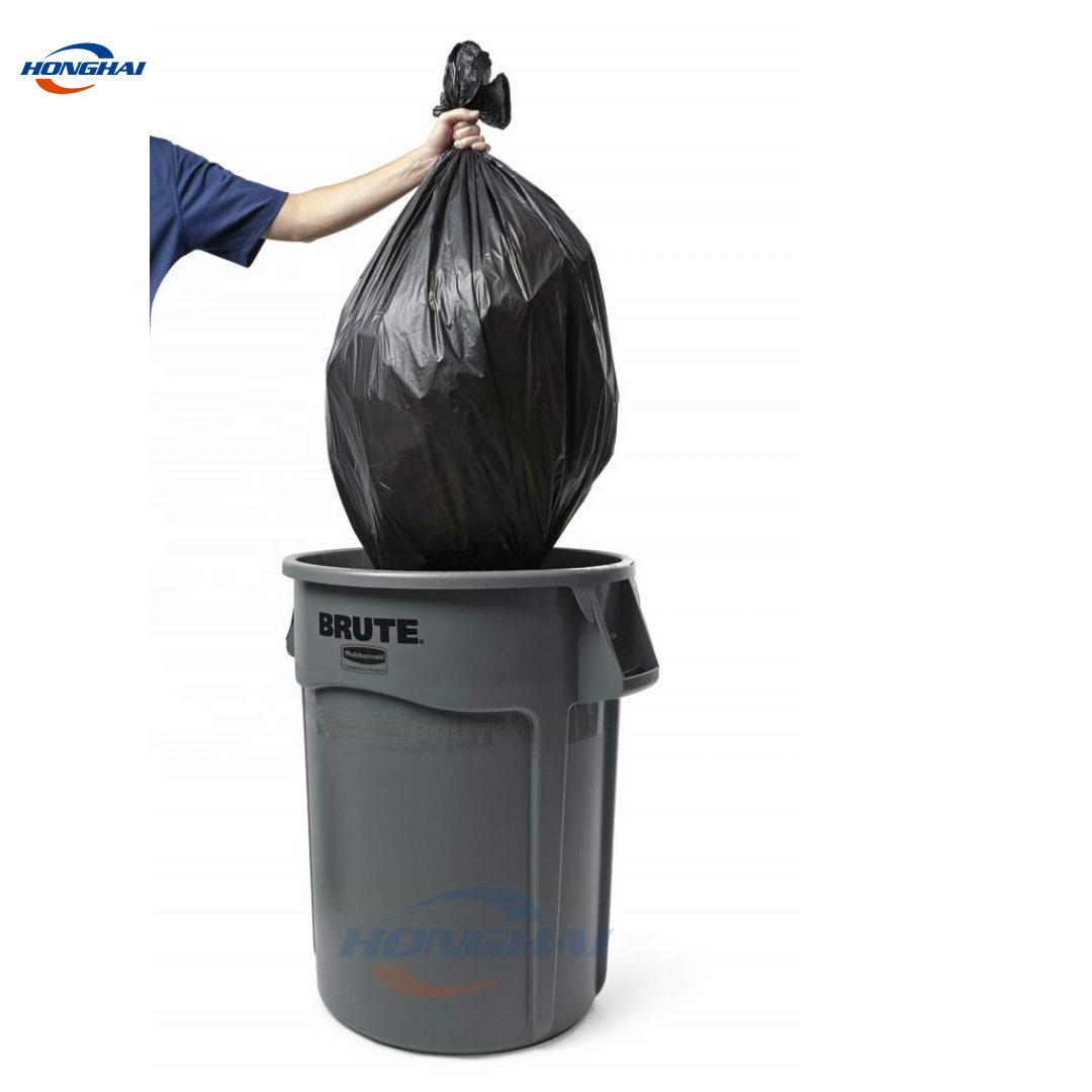 Commercial Products 55 GAL Trash Bag,Commercial Facilities Black Drum Liner Trash Bags,Polyethylene Refuse Sacks