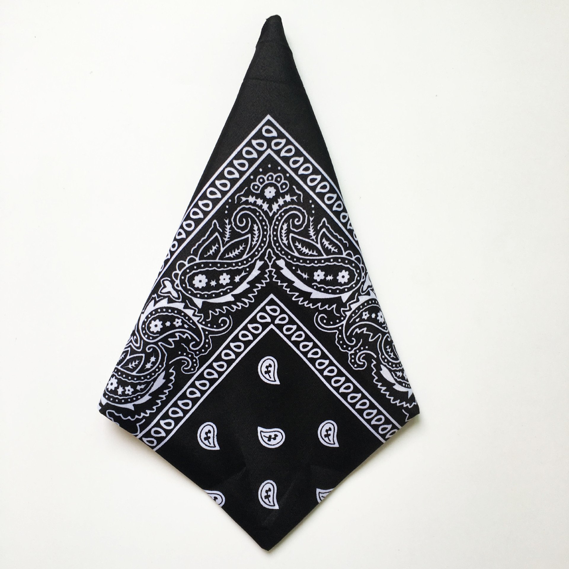 Multifonction Cowboy Custom Multi Color Paisley Headwear Man Face Bandana Magic Headband Large Organic cotton handkerchief