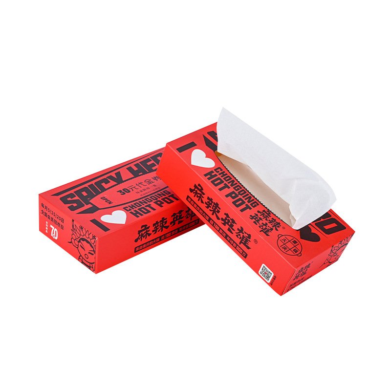Custom Size Big Small Folding Quality Reasonable Price Tissue Paper Box For Facial Tissue