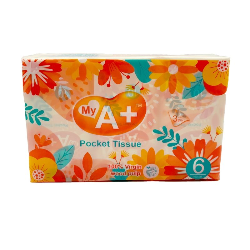 100% virgin wood pulp tissue factory customized handkerchief paper custom printed pocket tissue