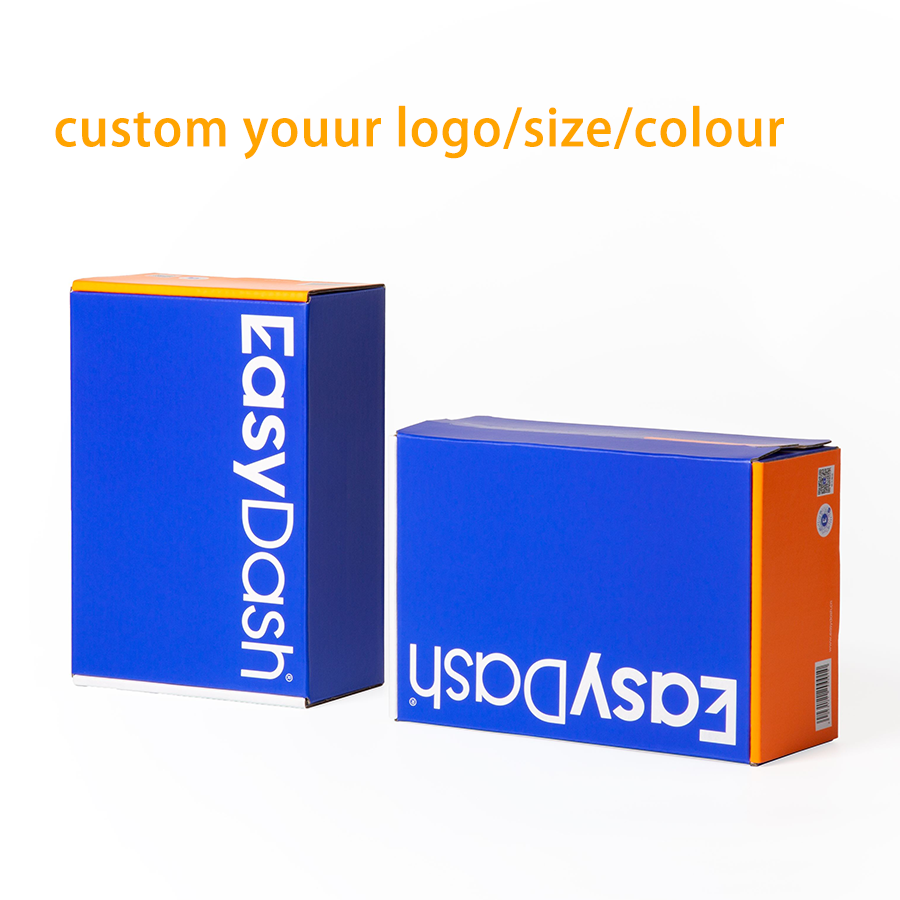 custom High Quality size white cardboard shipping box with zipper packaging moq unique shipping box for games UV Coating
