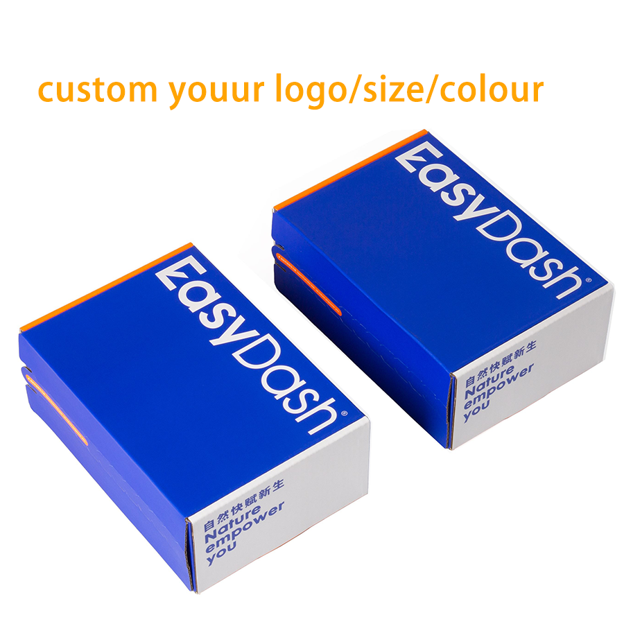 custom High Quality size white cardboard shipping box with zipper packaging moq unique shipping box for games UV Coating