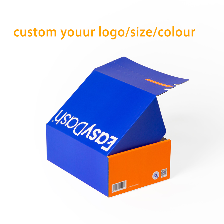 custom High Quality size white cardboard shipping box with zipper packaging moq unique shipping box for games UV Coating