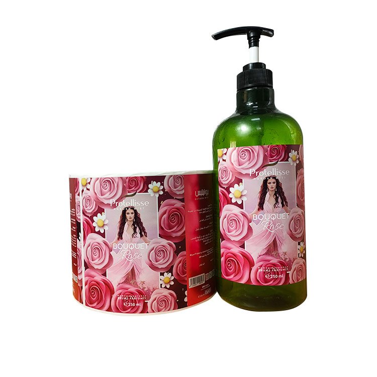 custom lash shampoo private label Matte labels waterproof vinyl self adhesive Gold Foil labels for bottle packaging