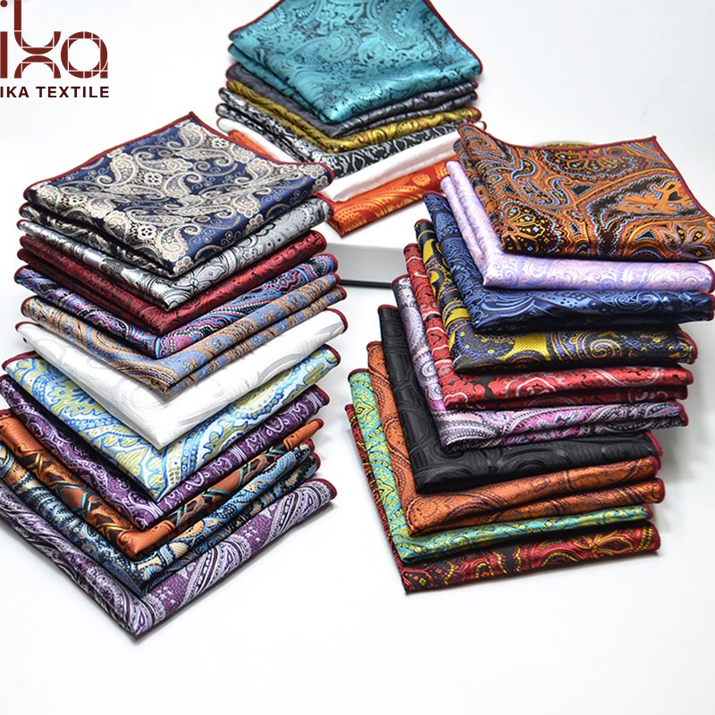 USD$1 Chinese Seller New 100% Polyester Pocket Square for Men