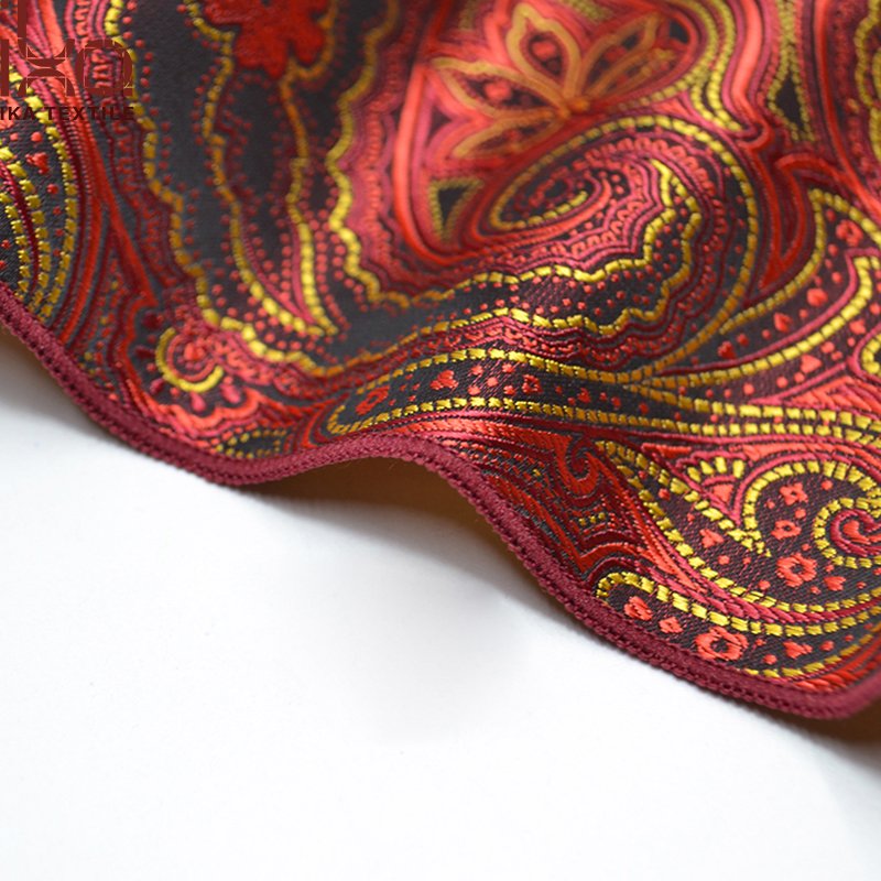 USD$1 Chinese Seller New 100% Polyester Pocket Square for Men