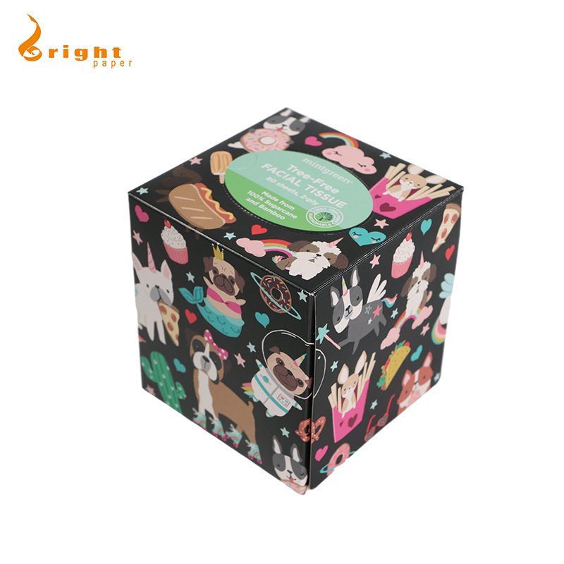Customized Logo Box Pack OEM Virgin Wood Pulp Layer Box Tissue Paper