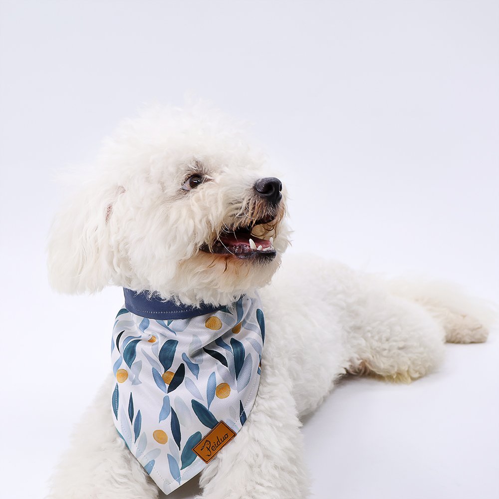 Wholesale Multiple Sizes Cotton Polyester Triangle Collar Bandana Dog Scarf Bandanas Bibs For Dogs Puppies