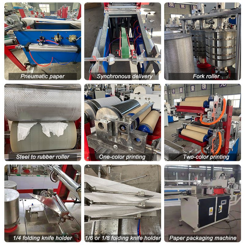 Handkerchief N Fold Napkin Making Machine Napkin Machine Production Line