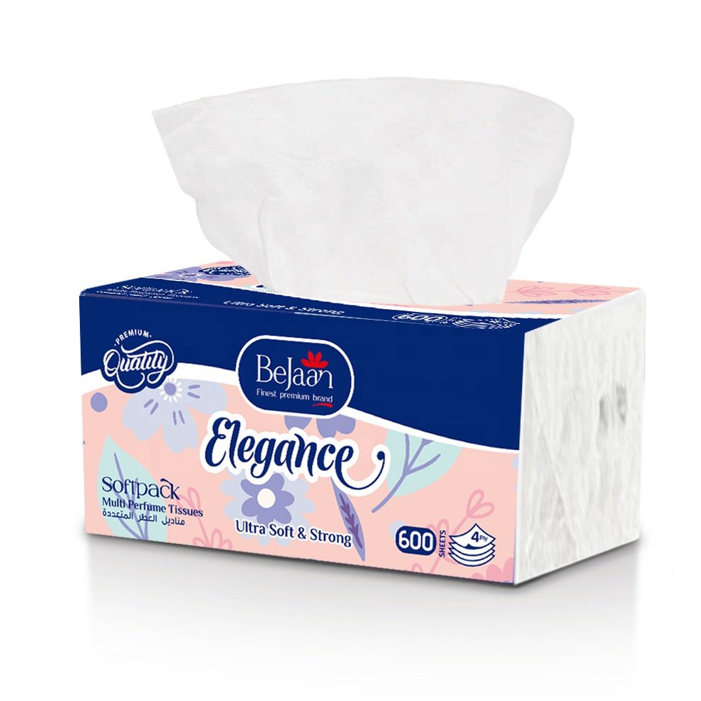 Top Fashion facial tissue 100% Virgin Wood Pulp Free Design Customize tissue paper
