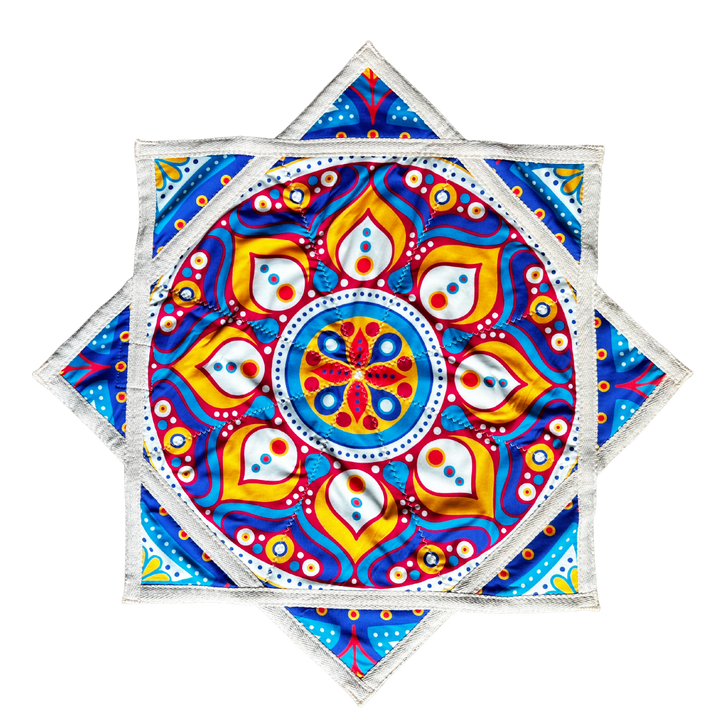 Customization Spin Flowstar For Fun Mougee Star Dapo Double Side Printing Handmade Handkerchief Flyper