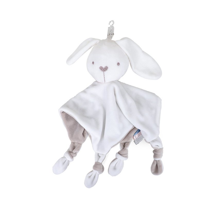 SEEJOYOU Factory Price Baby Comforter Security Blanket Animal Handkerchief Saliva Blanket For Baby Animal Blanket Soothing Toys