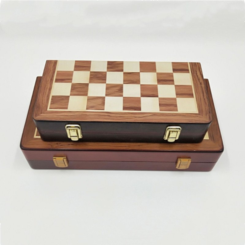Backgammon Wooden Travel Chess Set with Folding Carrying Case for Adults and Kids ooden Pawn colorful wooden chess, chessman