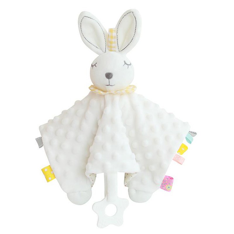 Hot Sale Factory Direct Price Baby Comforter Security Blanket Animal Handkerchief Saliva Blanket For Baby