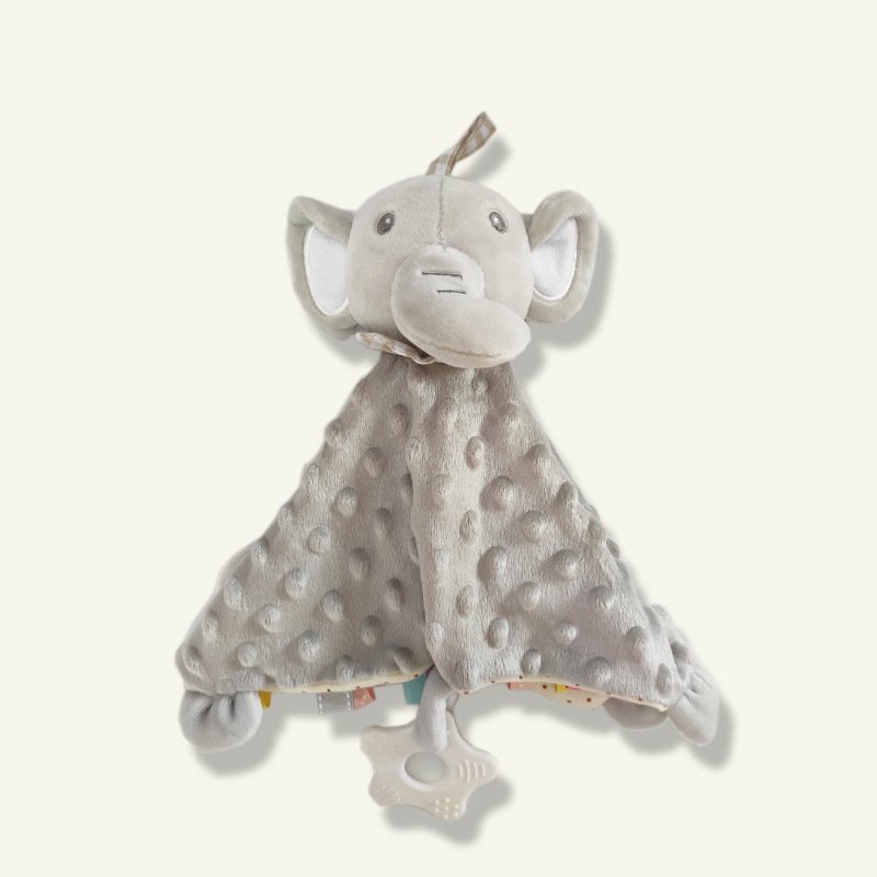 Hot Sale Factory Direct Price Baby Comforter Security Blanket Animal Handkerchief Saliva Blanket For Baby