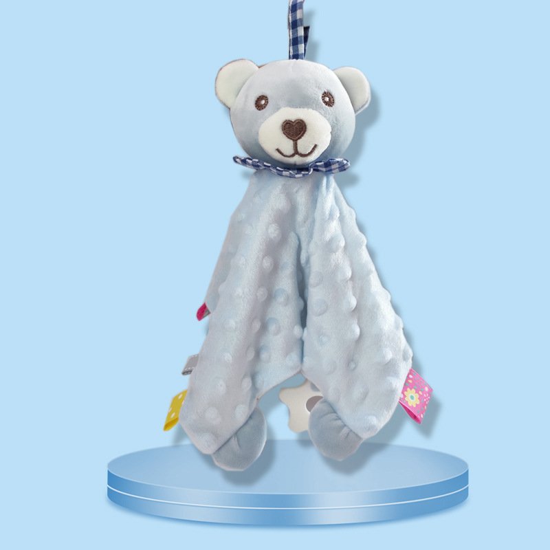 Hot Sale Factory Direct Price Baby Comforter Security Blanket Animal Handkerchief Saliva Blanket For Baby