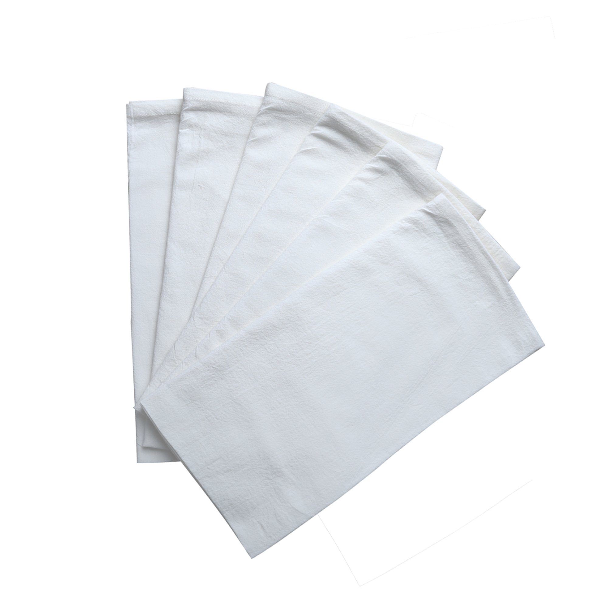 100% Cotton flour sack Towel - white