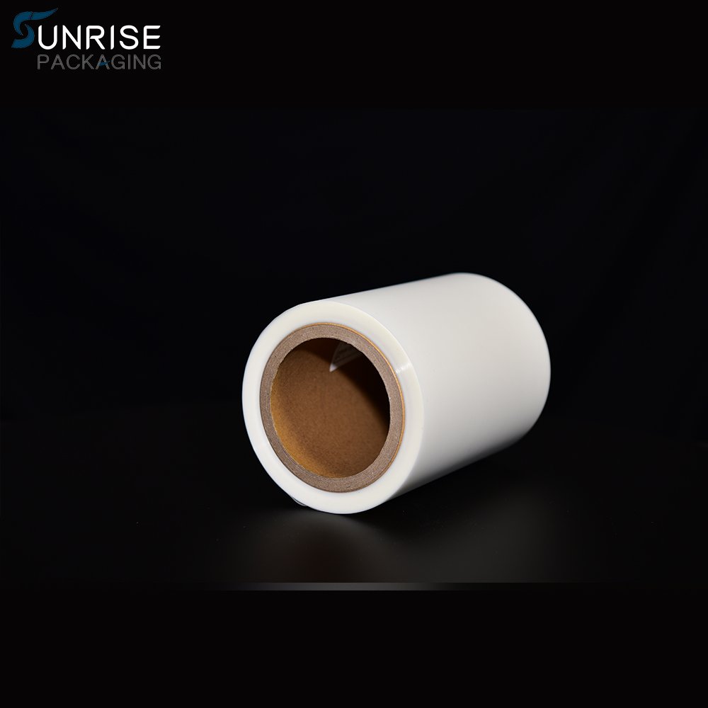 plastic white matte roll film for packaging machine