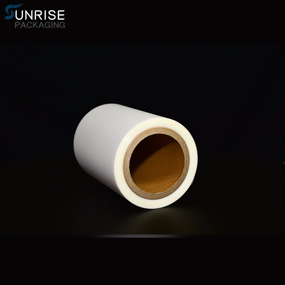 plastic white matte roll film for packaging machine