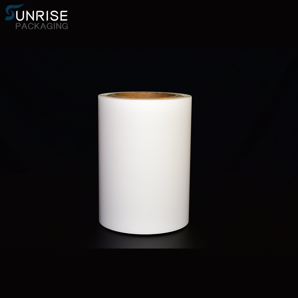 plastic white matte roll film for packaging machine