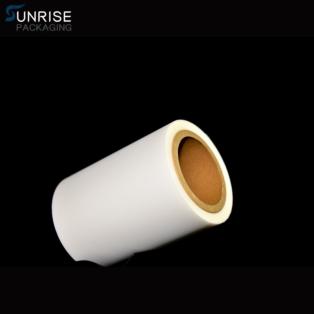 plastic white matte roll film for packaging machine
