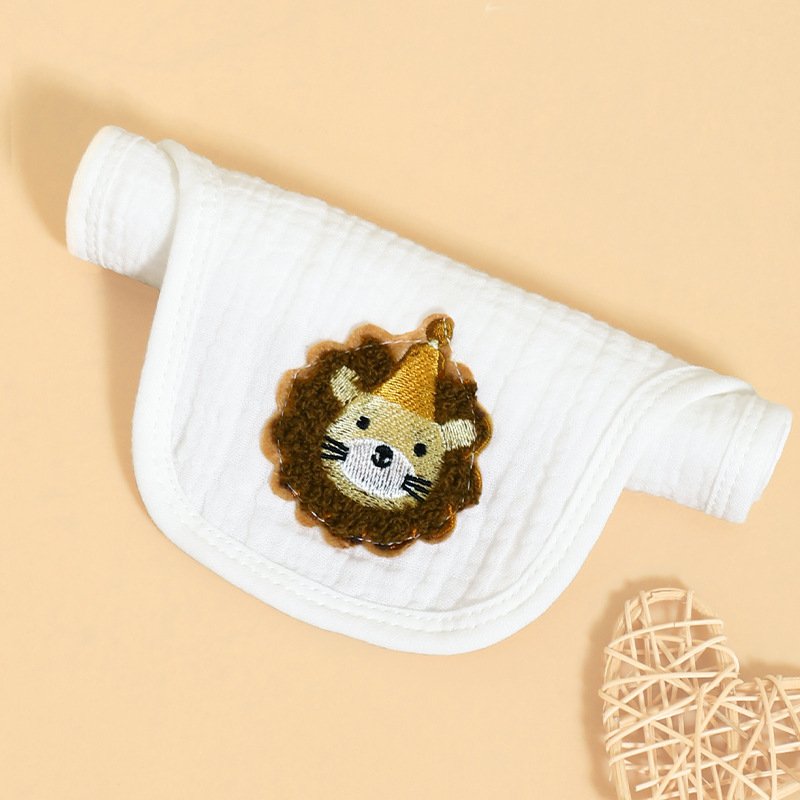 cute- Quick-dry Cotton Ultra Soft Baby Absorbing Sweat Towel Bibs Absorption Towel