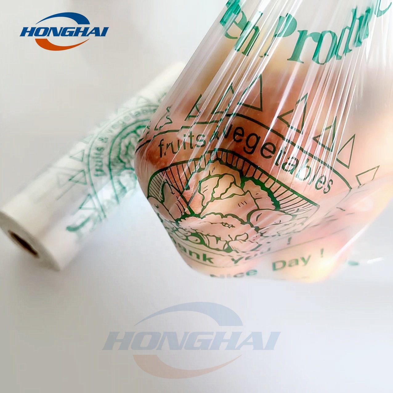 Wholesale HDPE Produce Roll Bags 12X17" Convenient Bag On Roll For Fruits And Vegetables