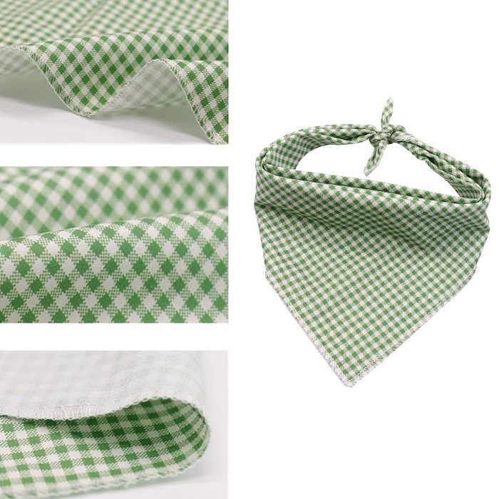manufacturer wholesale Green Pet Handkerchief for Small Medium Large Dogs Dog Lover Gift Pet Accessories
