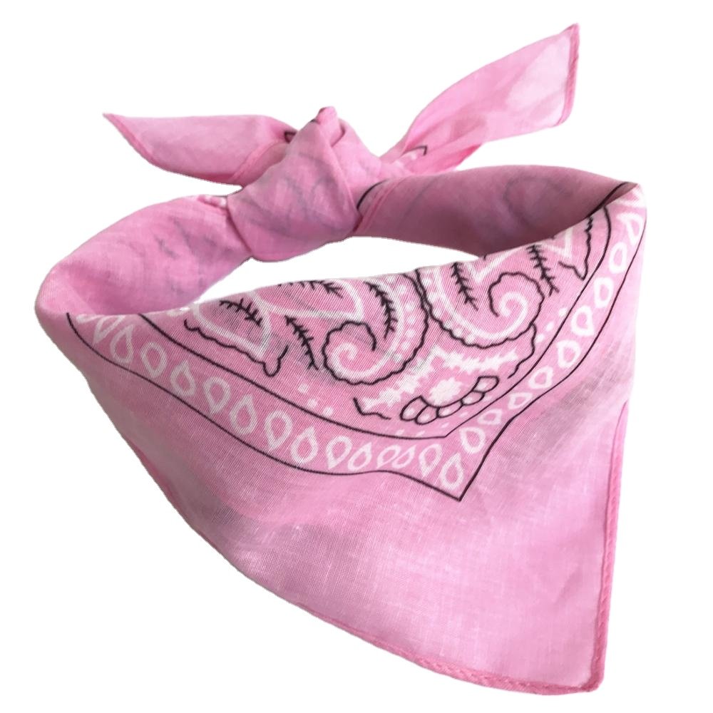 Cotton Bandanas Paisley Cowboy Bandana Headbands Handkerchiefs