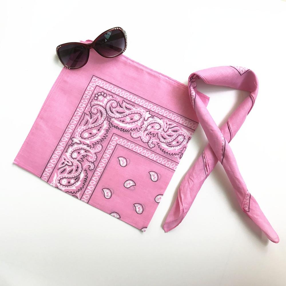 Cotton Bandanas Paisley Cowboy Bandana Headbands Handkerchiefs