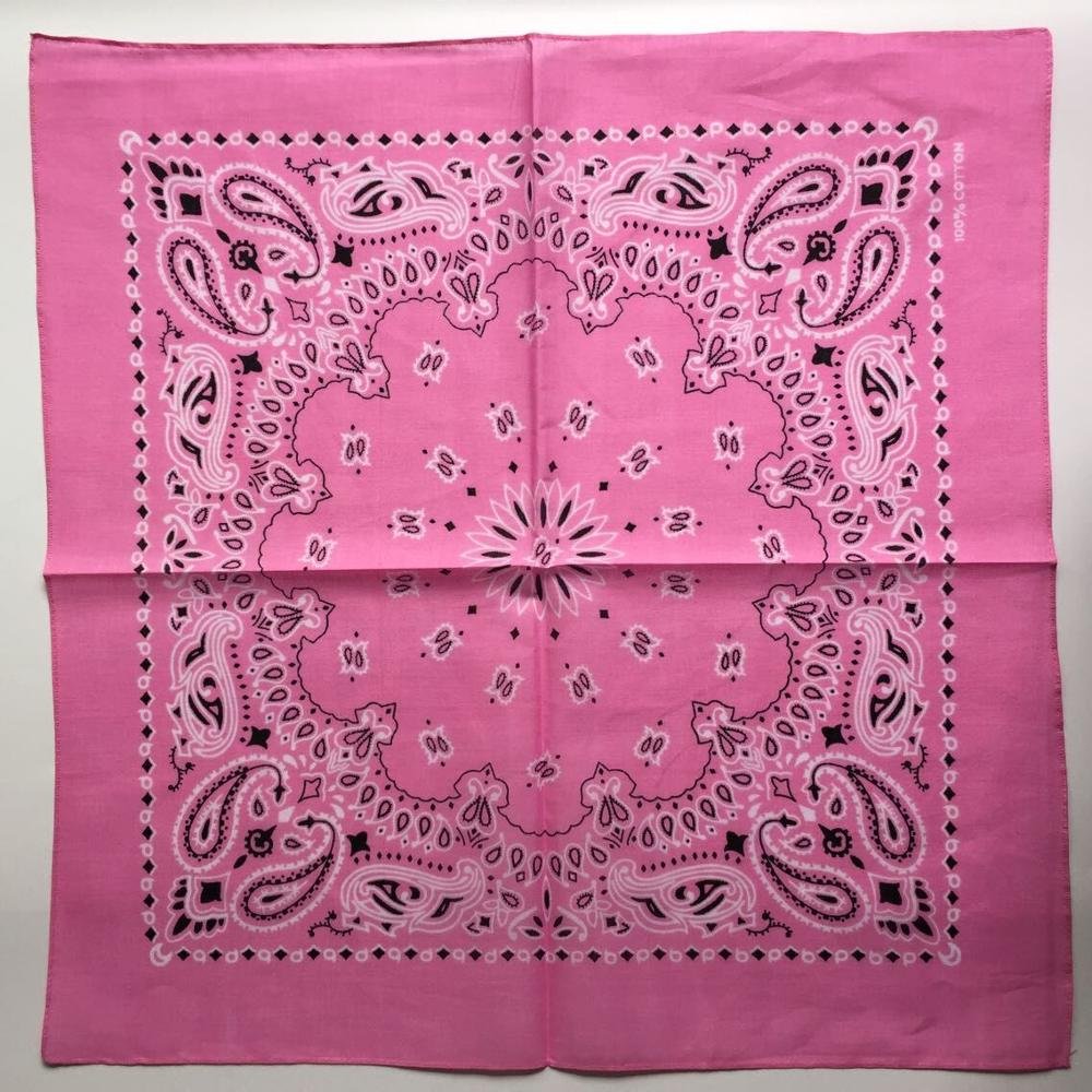 Cotton Bandanas Paisley Cowboy Bandana Headbands Handkerchiefs