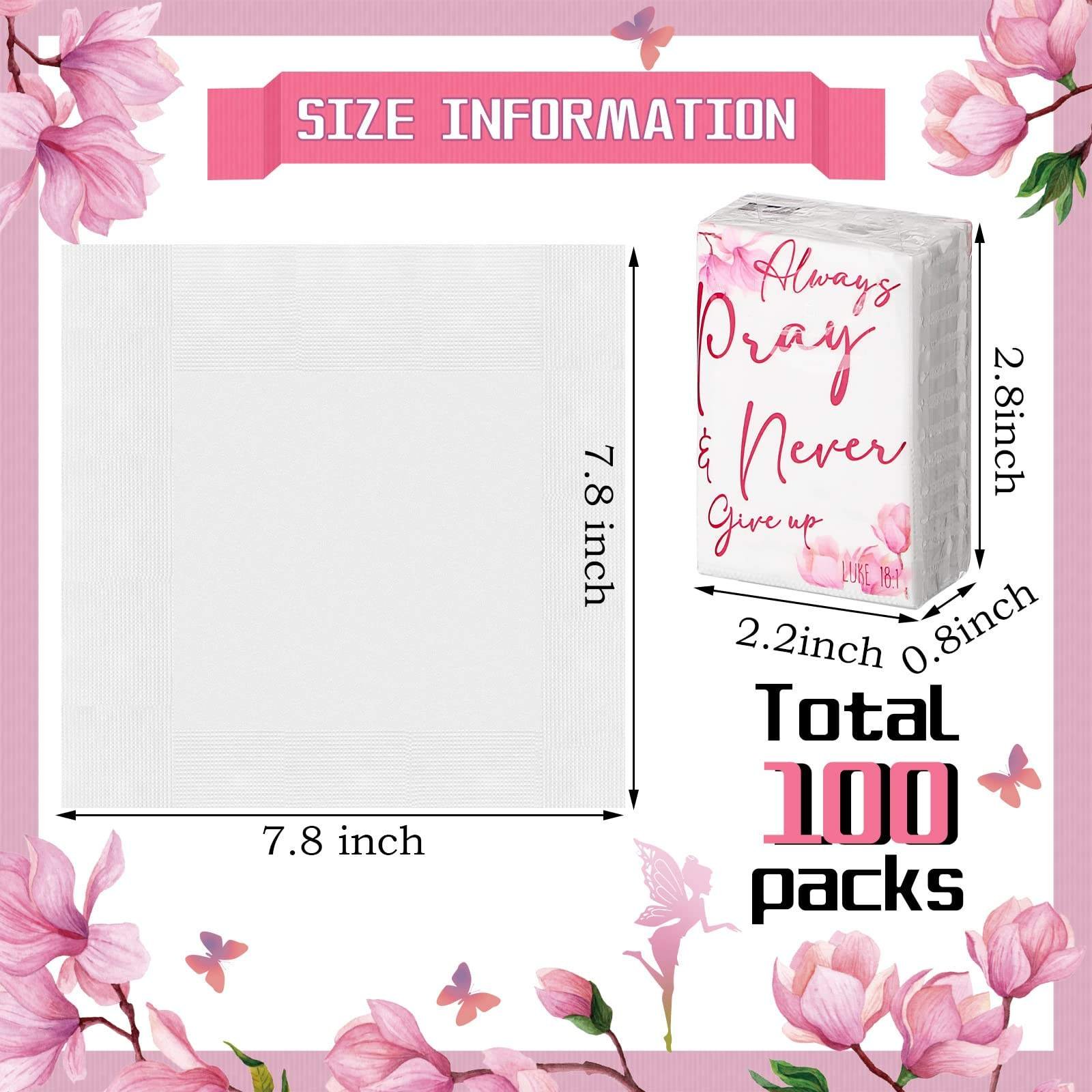 Virgin Wood Pulp Disposable Paper Handkerchief Mini Napkin Pocket Face Tissue Paper