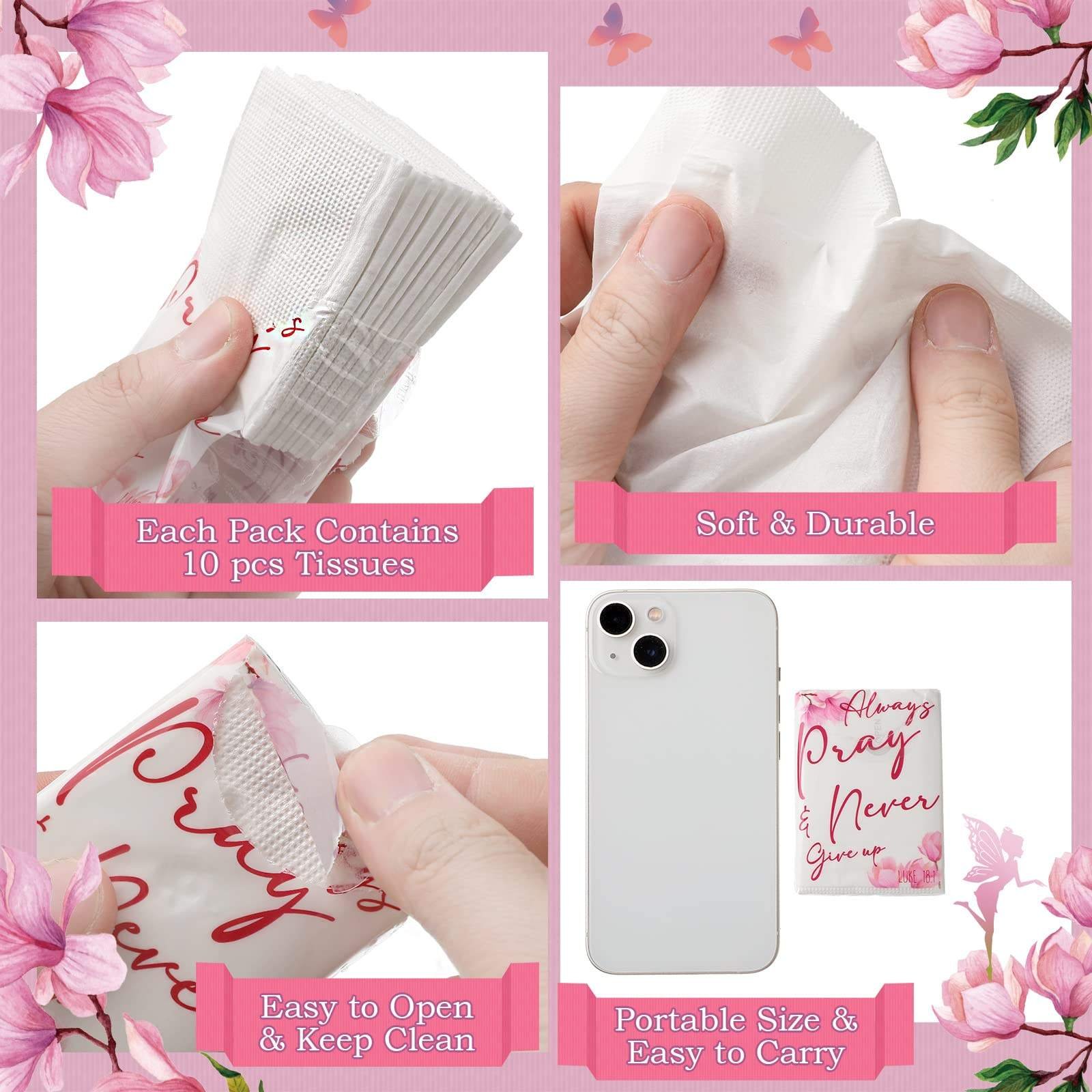 Virgin Wood Pulp Disposable Paper Handkerchief Mini Napkin Pocket Face Tissue Paper