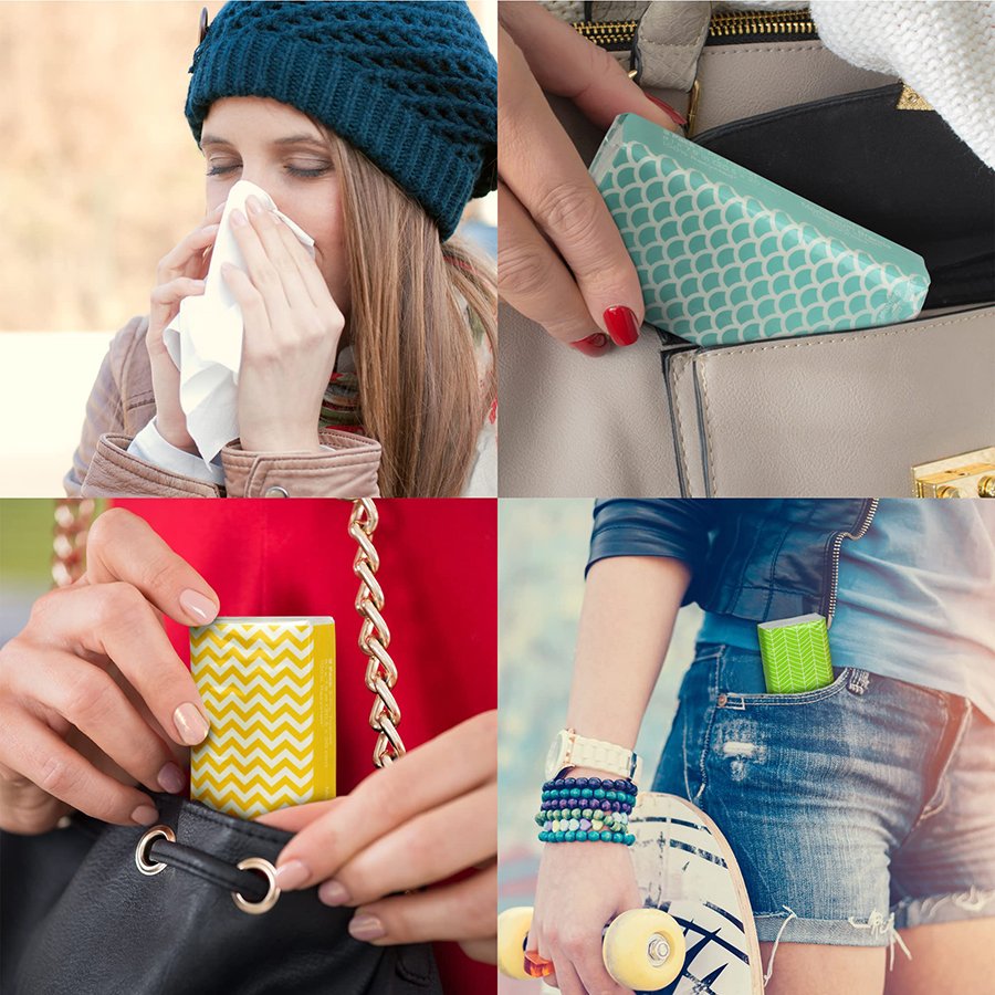 Customized Soft Pocket Facial Tissue Handkerchief Tissue Stocklot Paper