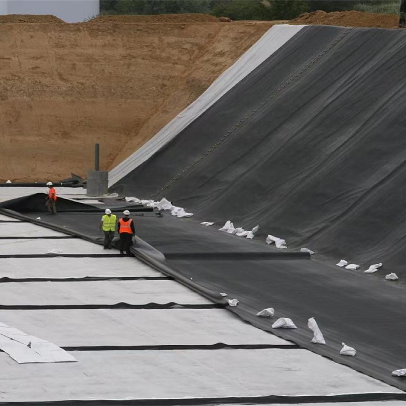1.0mm HDPE geomembrane pond liner HDPE UV resistant 1.5mm HDPE pond liner 45mil geomembrane price outdoor pond geomembrane liner