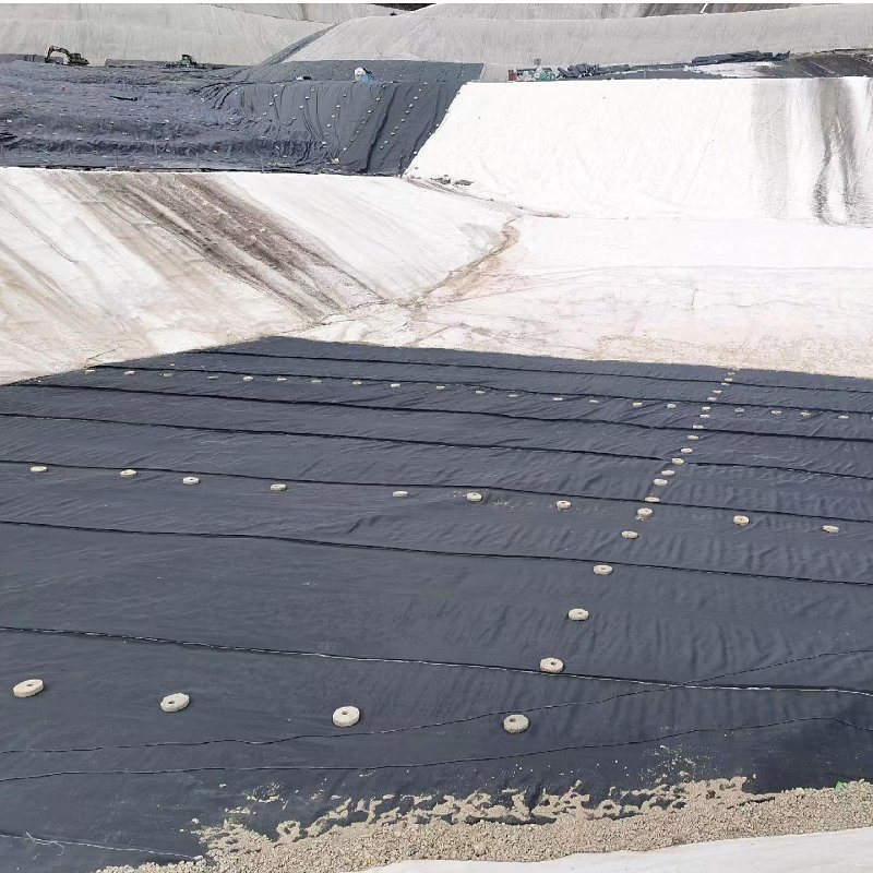 1.0mm HDPE geomembrane pond liner HDPE UV resistant 1.5mm HDPE pond liner 45mil geomembrane price outdoor pond geomembrane liner