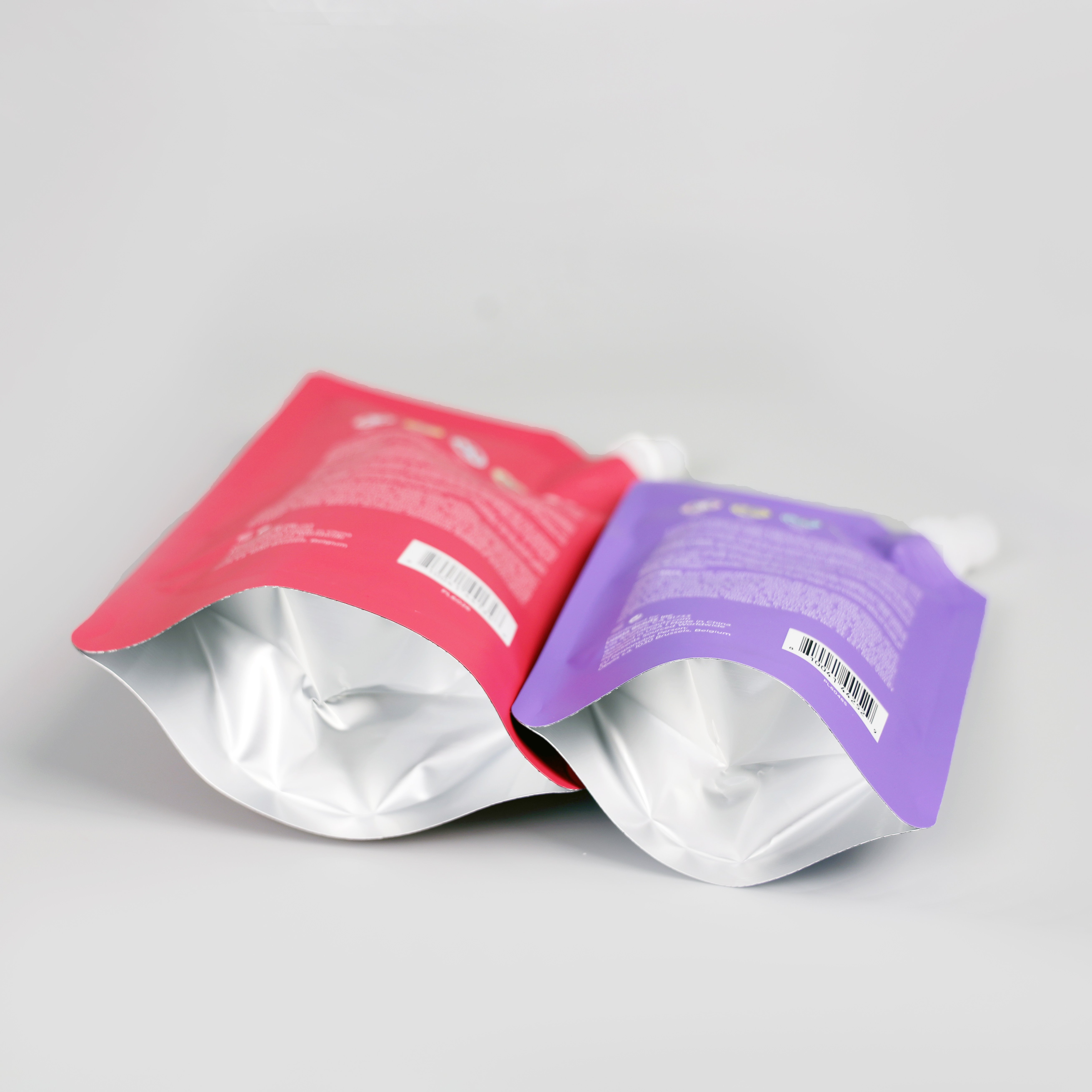 Custom printed 100ml 250ml 600ml aluminum spout pouch waterproof juice Packaging Drinking stand up bag