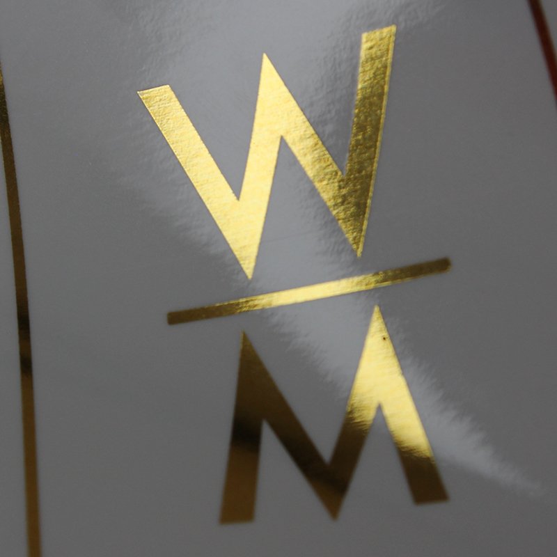 Custom logo gold stamp waterproof vinyl Self-adhesive labels soap package label sticker Oval label sticker