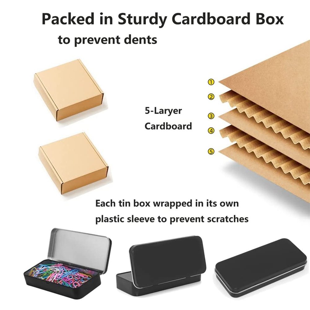 Custom printed small size square rectangular cosmetic candy embossed metal packaging tin box with hinged lid