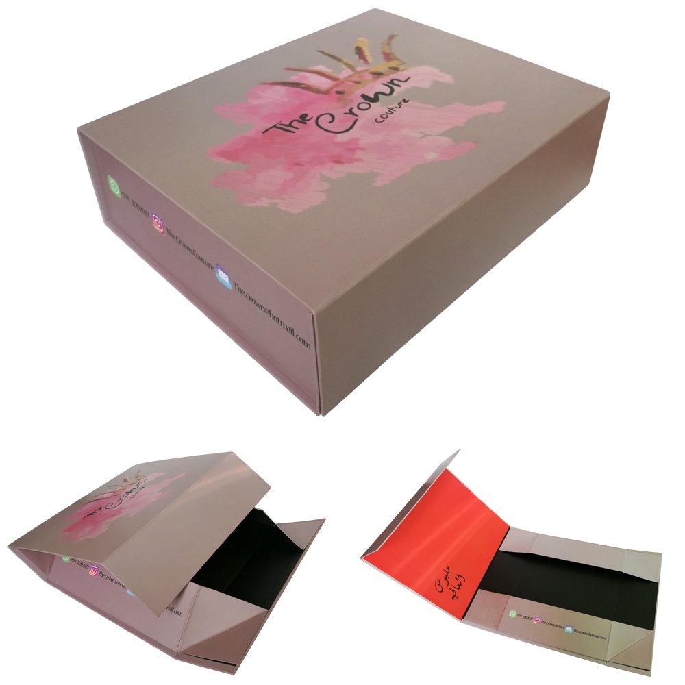 Beautiful Cardboard Nice Girl's Doll Packing Box with PVC Window White Paper Boxes