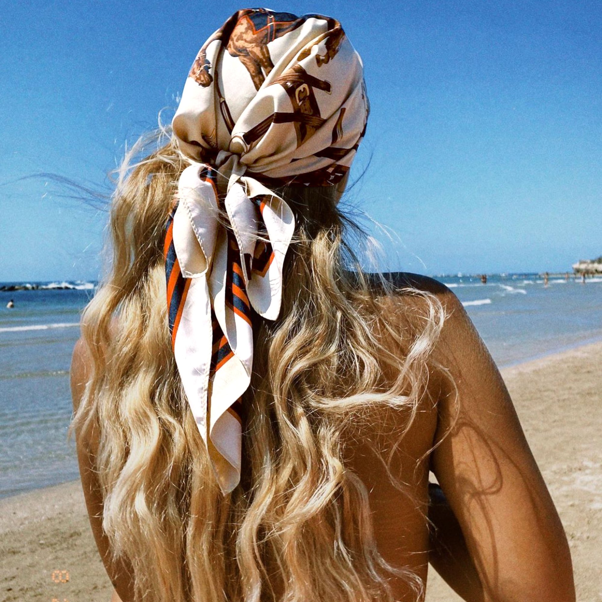 2024 Summer Women's Fashion Accessory Square Silk Scarf & Handkerchief Printed with Animal Print Hot Selling
