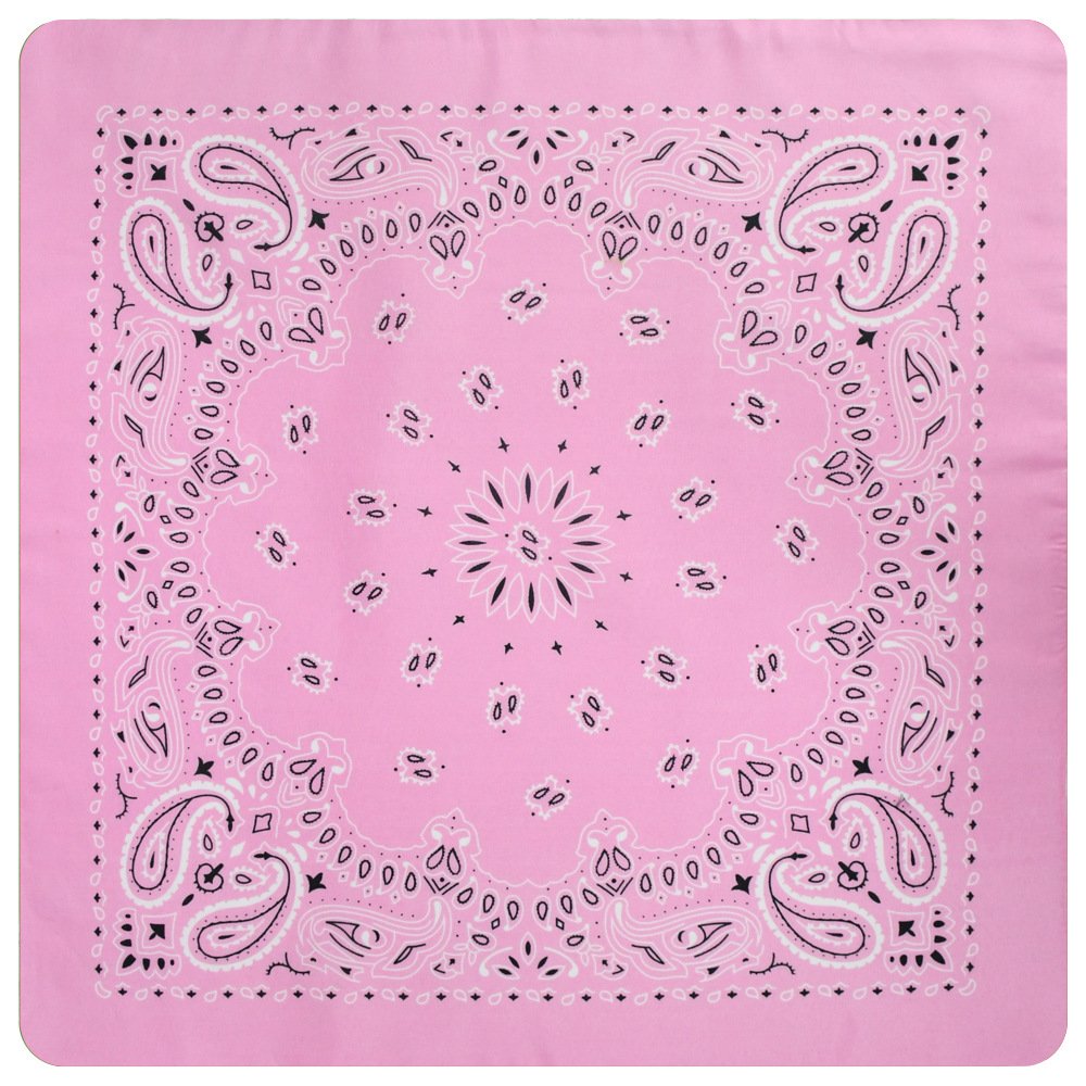 Hot Selling Fashion Polyester Double Cashew Double Insect Versatile Magic Headscarf 54 * 54 Cycling Magic Square Scarf