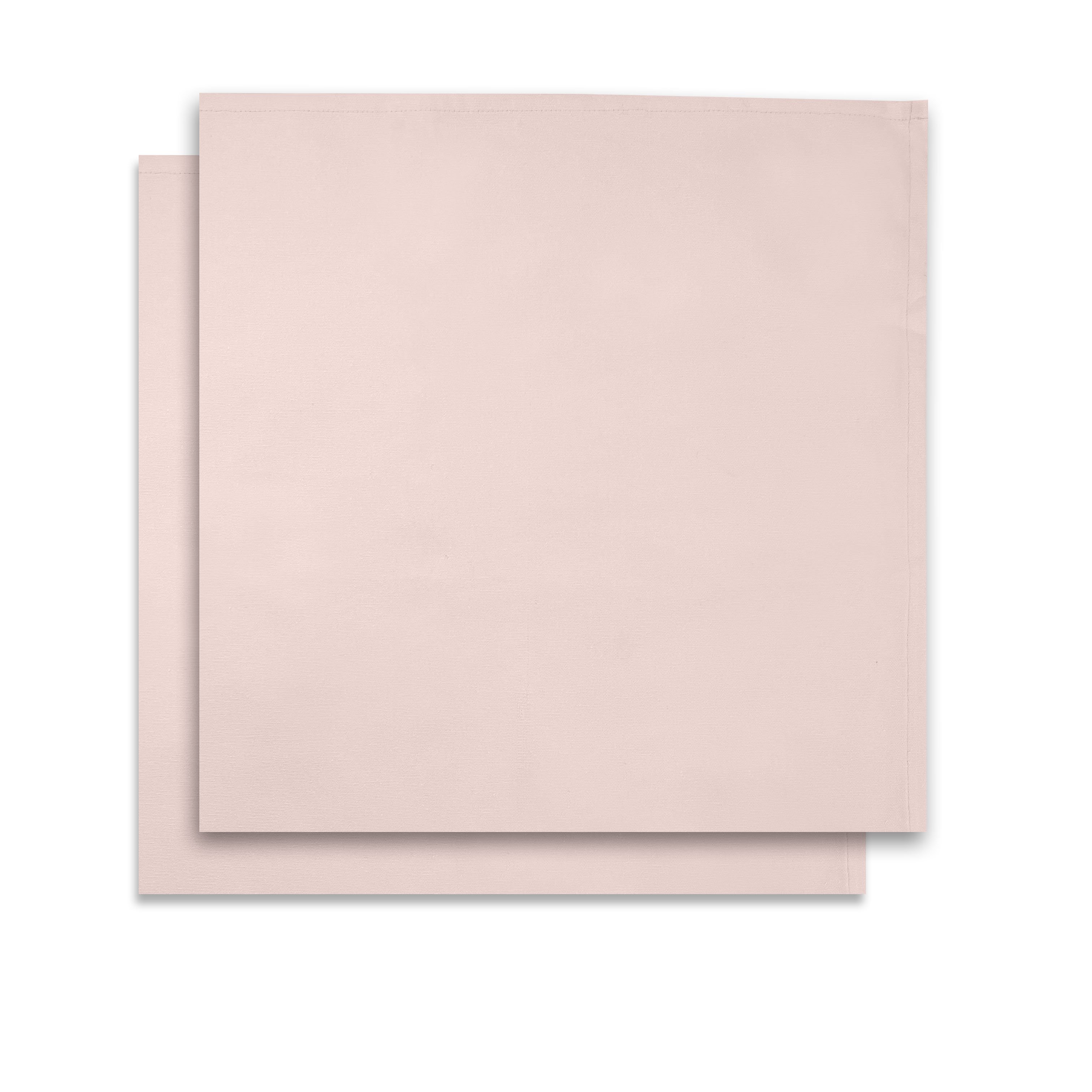 Pink Cotton Linen Cloth Table Napkin Polyester Handkerchief Cloth Handmade Square Modern Disposable Embroidered for Diner Party