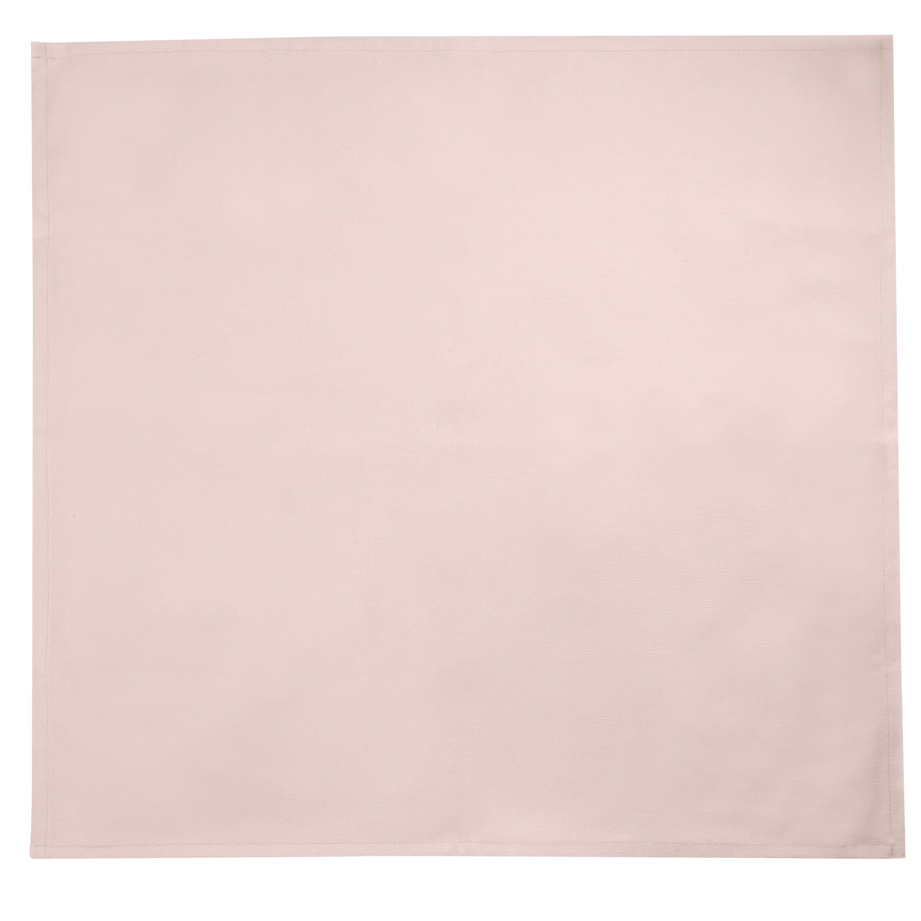 Pink Cotton Linen Cloth Table Napkin Polyester Handkerchief Cloth Handmade Square Modern Disposable Embroidered for Diner Party