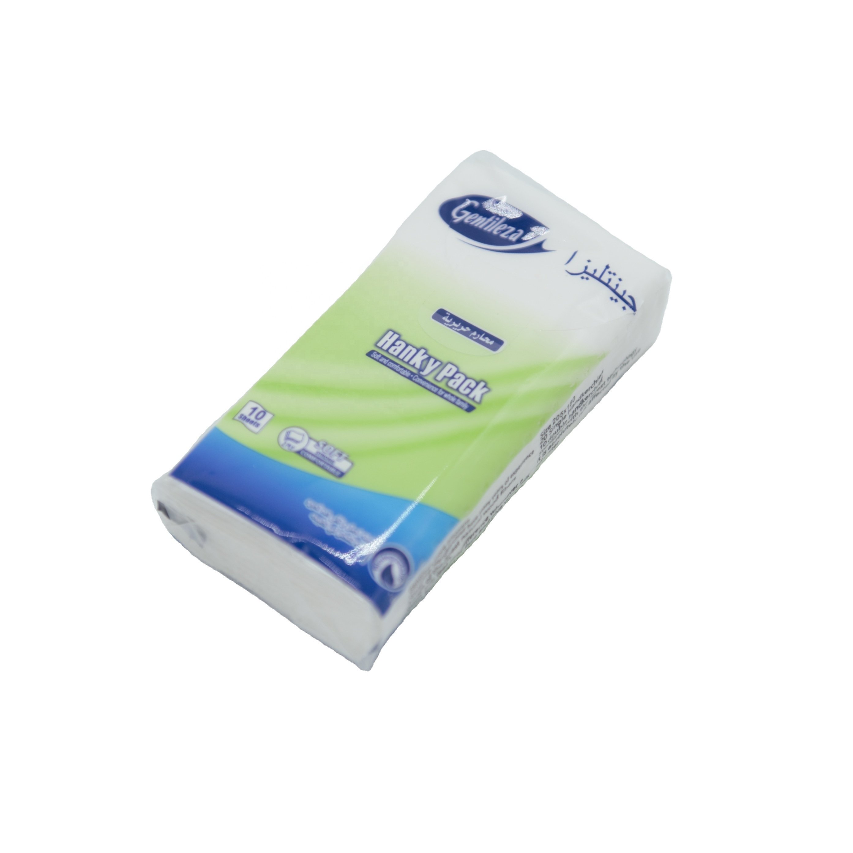 Factory Hot Sale Exquisite Individual Packaging Handkerchief 2/3/4 ply Cleaning Face And Hands Pocket Tissue Paper