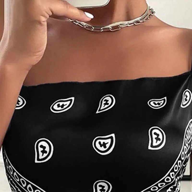 China Manufacturer Women Crop Tops Halter Backless Bowknot Satin Vest Sexy Women Summer Handkerchief Tank Tops