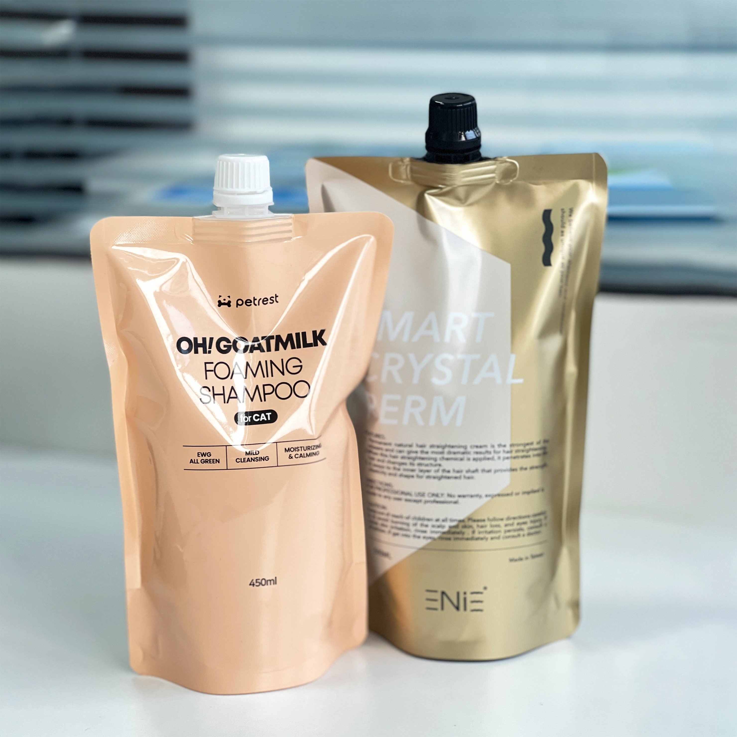 Custom Cosmetic Stand Up Pouch Laundry Detergent Packaging Bag, Biodegradable Soap Refillable Aluminium Printed Spout Pouch