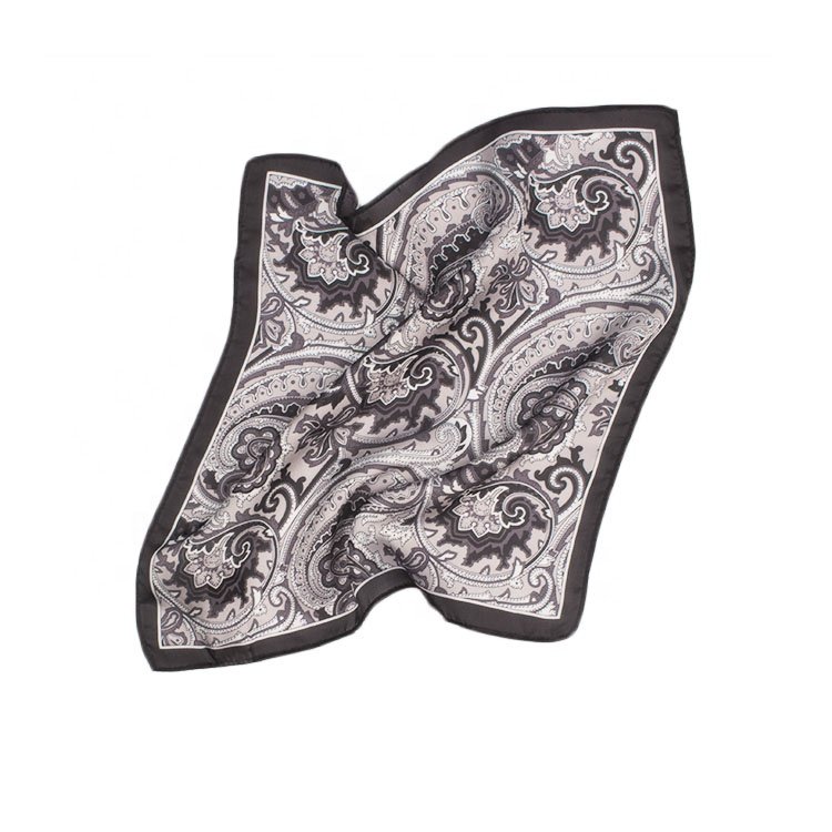 100%Polyester handkerchief Vintage Hankies Men's Pocket Square Handkerchiefs Snot Rag 22*22 cm