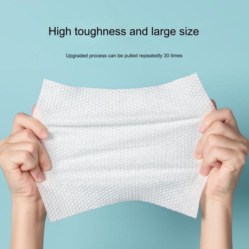 High-Quality White - Soft Disposable Face Towel For Daily Use Facial Tissue Pack